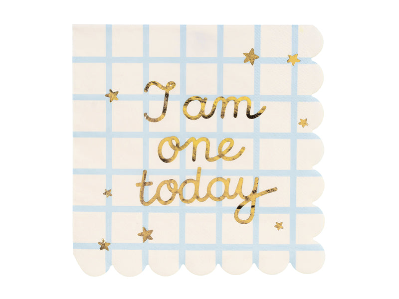 I am One today Napkins