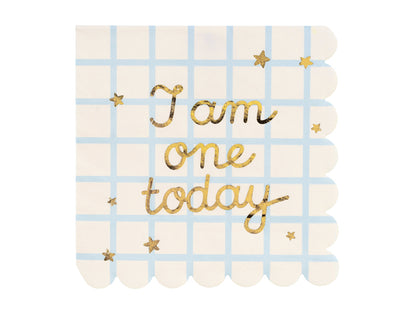 I am One today Napkins