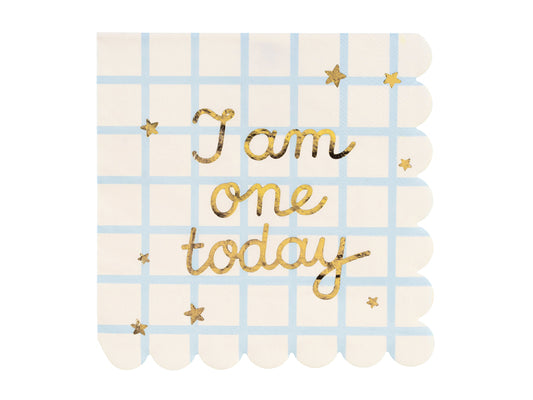 I am One today Napkins