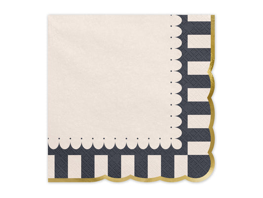 Napkins with Gold Edge