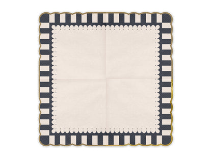 Napkins with Gold Edge