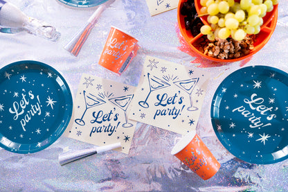 Napkins Let's party! - beige