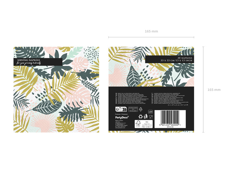 Napkins Aloha - Leaves