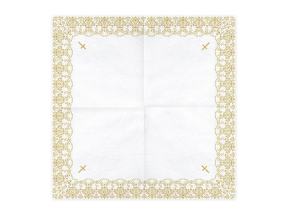 Napkins First Communion - Ornament - gold