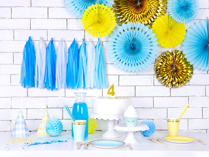Napkins Yummy - Live Laugh Love - light blue
