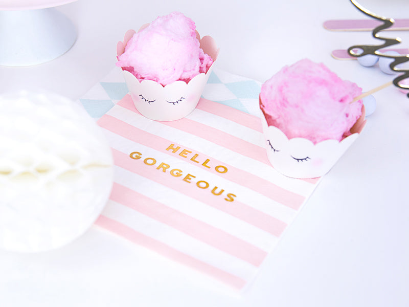 Napkins Yummy - Hello Gorgeous - light pink