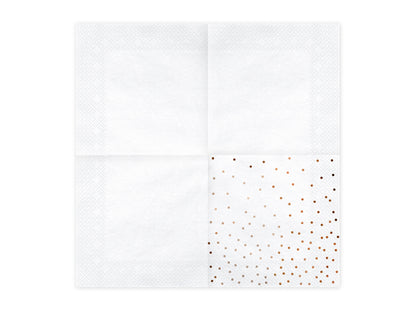 Rose Gold Dots Napkins