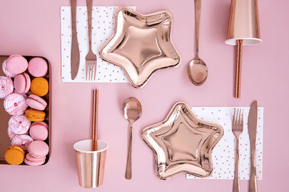 Rose Gold Dots Napkins
