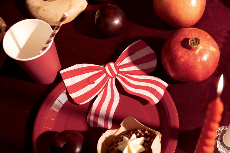 Striped Bow Napkins