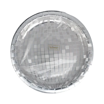 Silver Disco 9" Plate