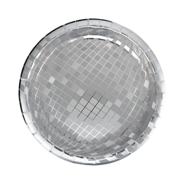 Silver Disco 9" Plate