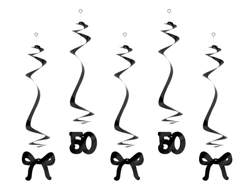 50th Birthday Swirl Decoration