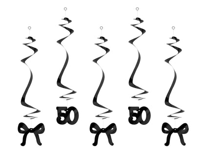 50th Birthday Swirl Decoration