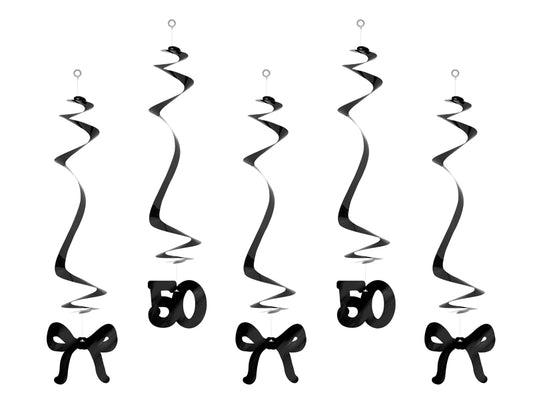 50th Birthday Swirl Decoration