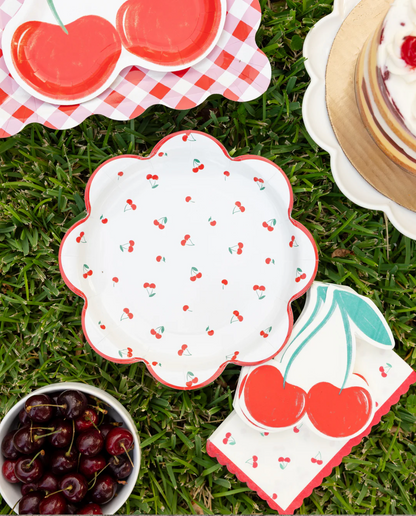 CHERRIES DINNER NAPKIN