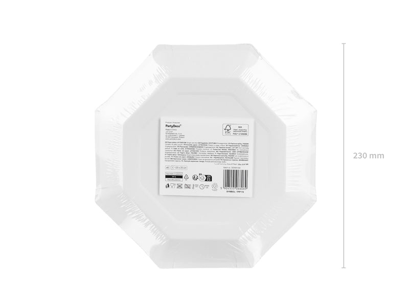 Papierowe plates Safari - Assorted Colours