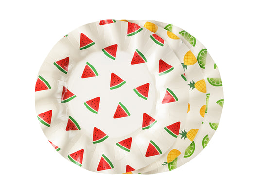 Plates Fruits - Assorted Colours