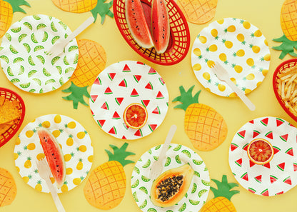 Plates Fruits - Assorted Colours