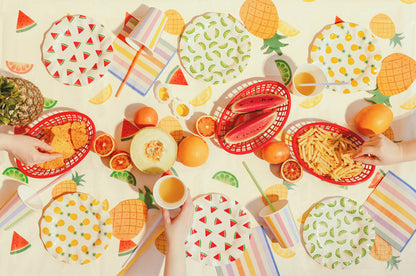 Plates Fruits - Assorted Colours