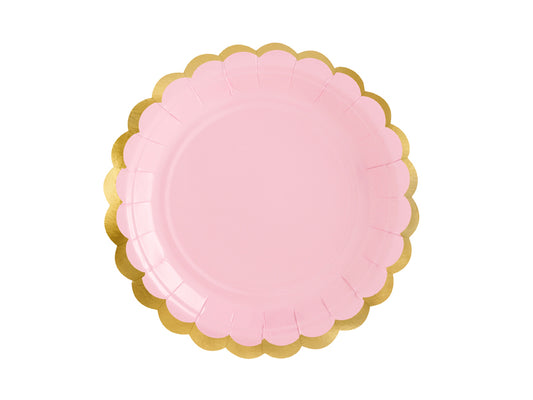 Light Pink Paper Plates