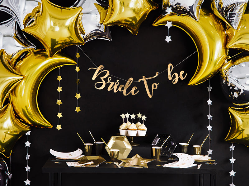 Plates Let's Celebrate - black