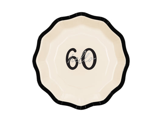 Hello 60 Paper Plates
