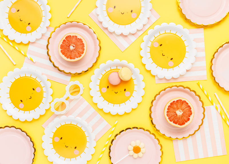 Plates Sun - Assorted Colours