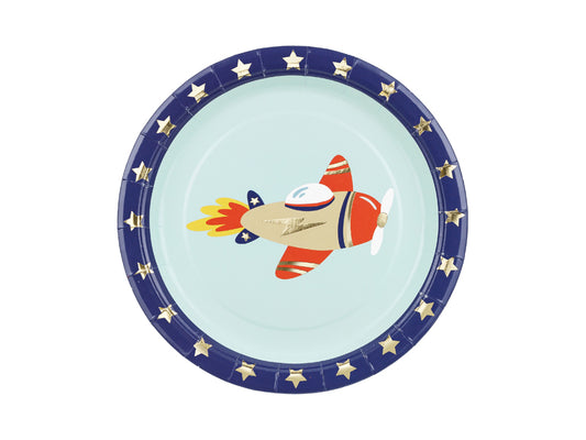 Paper plates Airplane - Assorted Colours