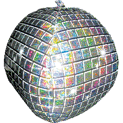 Holographic Disco Ball Balloon