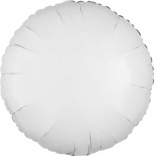 White Round Matte balloon
