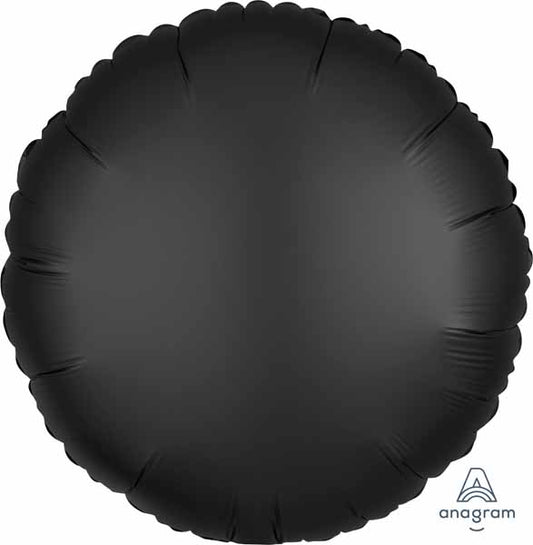 Round Black Standard Balloon