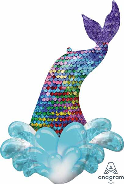 Mermaid Tail Supershape Balloon