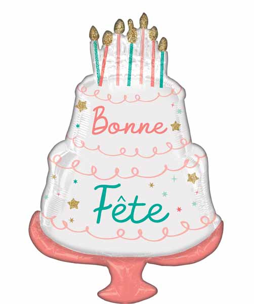Bonne Fête Gâteau Ballon
