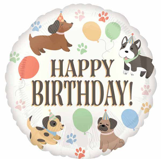 Dog Happy Birthday Balloon Jumbo
