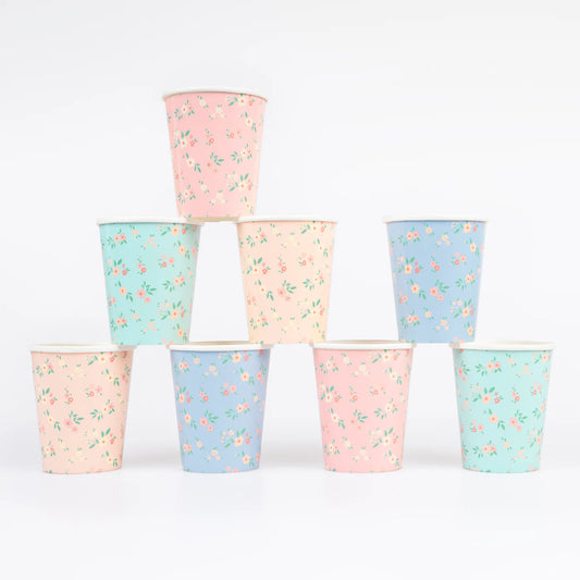 Vintage Ditsy Cups by Meri Meri