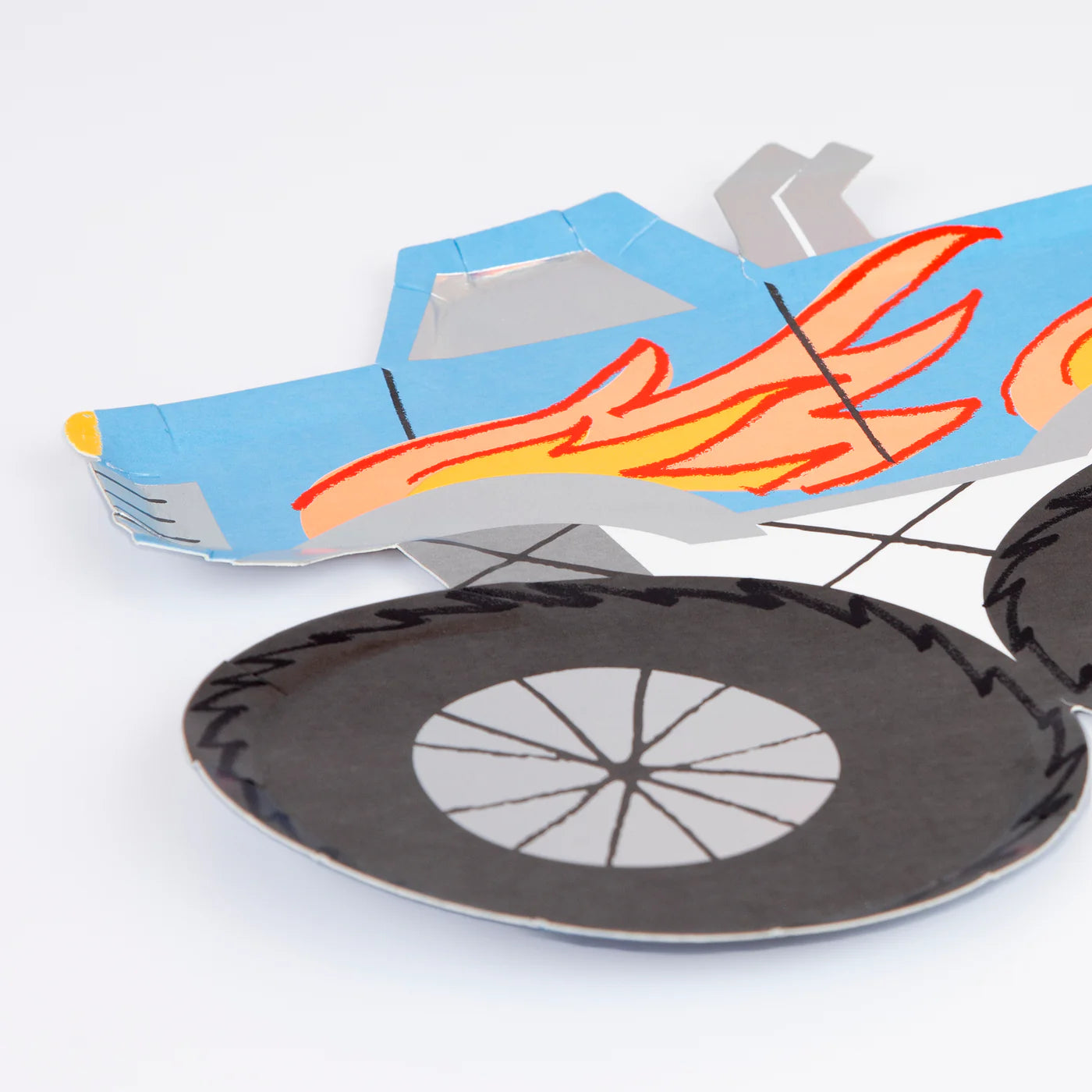 Monster Truck Shaped Plates by Meri Meri