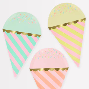 Ice Cream With Sprinkles Plates by Meri Meri