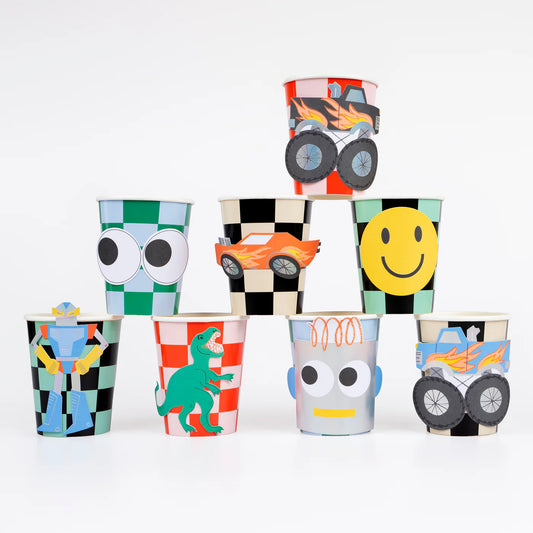 Monster Truck Cups by Meri Meri