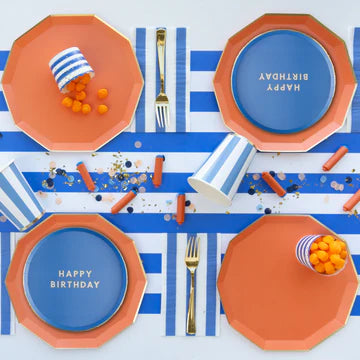 PALISADES BLUE SIGNATURE HAPPY BIRTHDAY SMALL PLATES