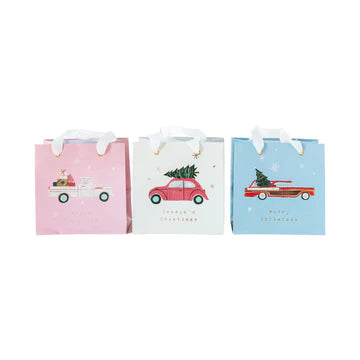 Retro Transportation Mini Gift Bag Set of 6