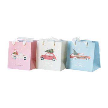 Retro Transportation Mini Gift Bag Set of 6
