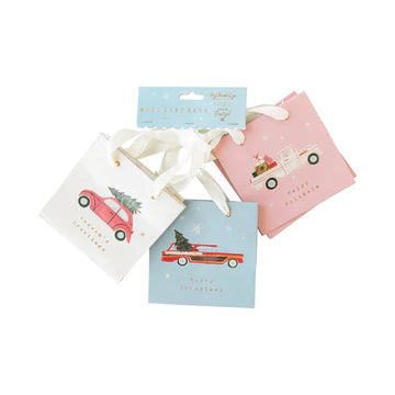 Retro Transportation Mini Gift Bag Set of 6