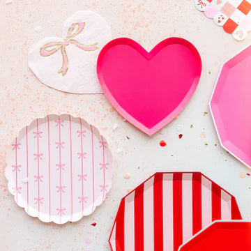 PETAL PINK SIGNATURE BOW SMALL PLATES